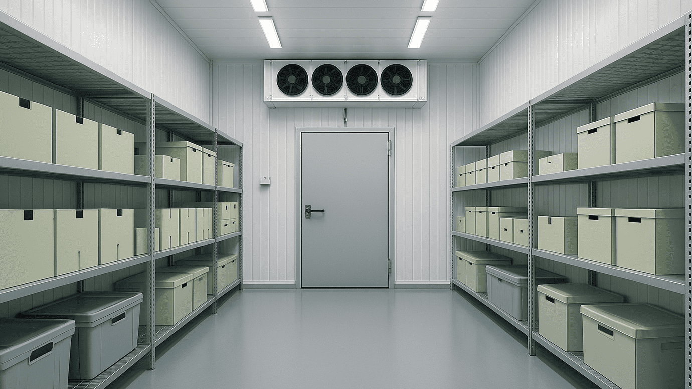 Industrial kitchen and cold room project montage